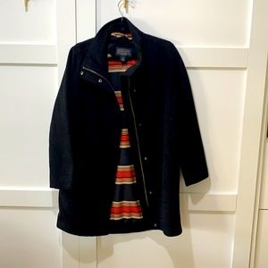 Pendleton size Small Women's Logan Car Coat Black